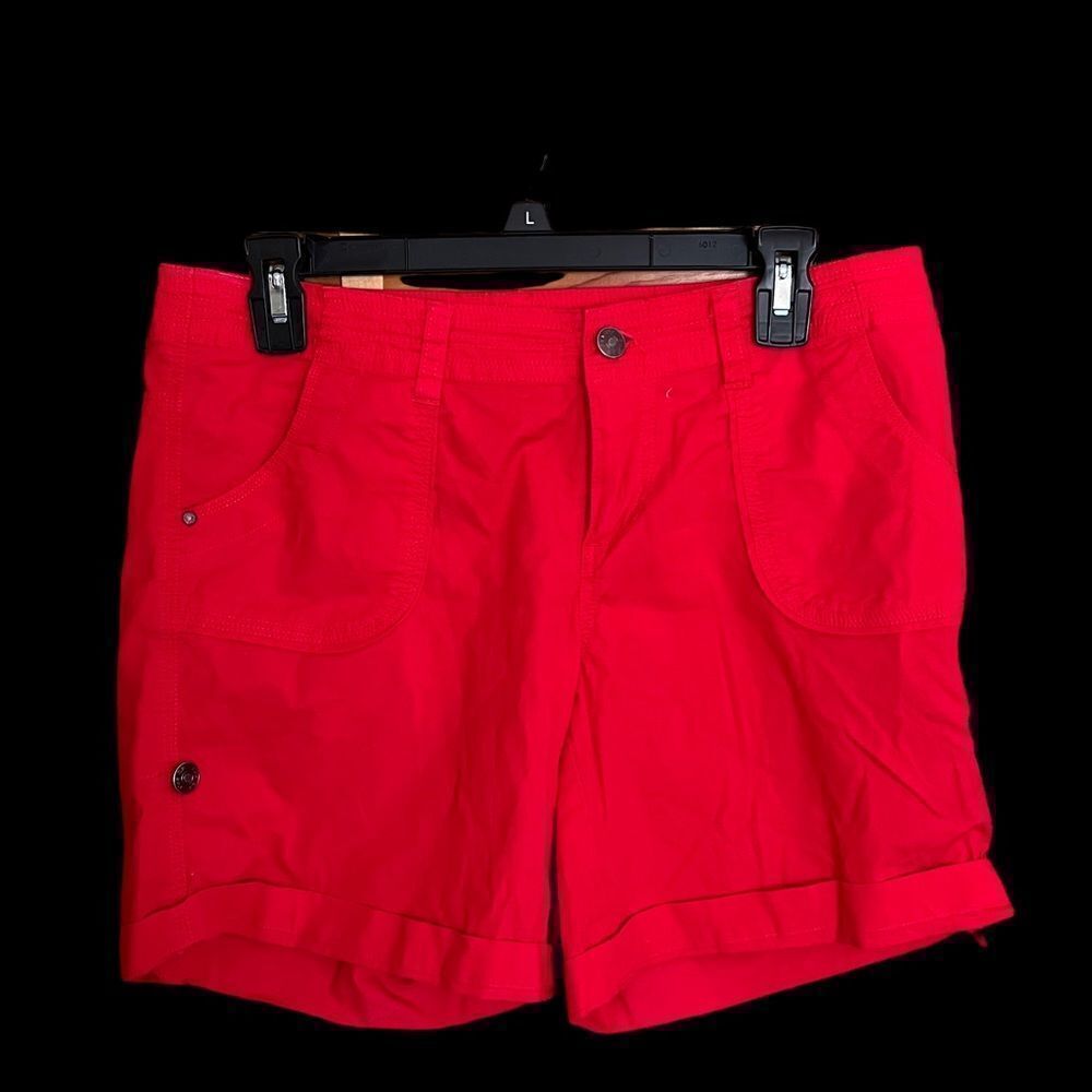 Per Se Red preppy coastal‎ grandma shorts women’s size 6